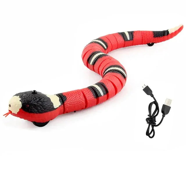 interactive cat snake toy