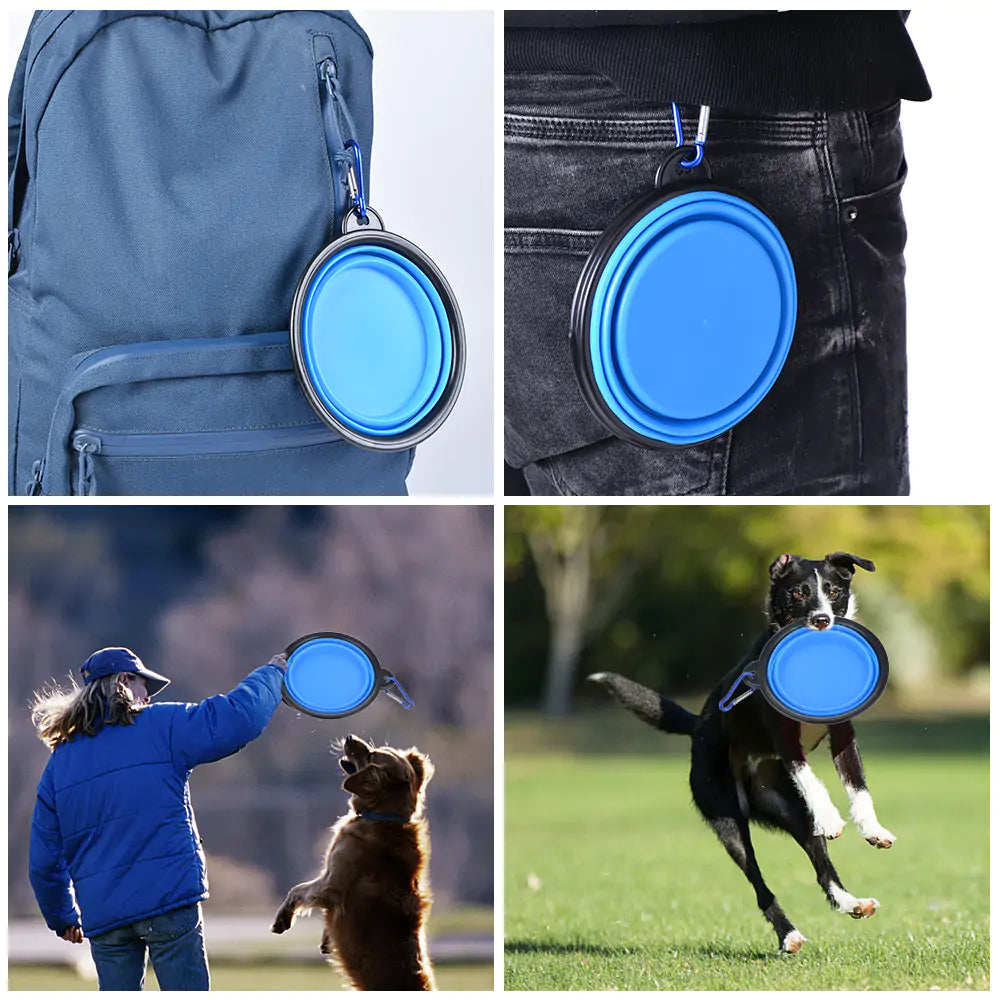 portable silicone dog bowl