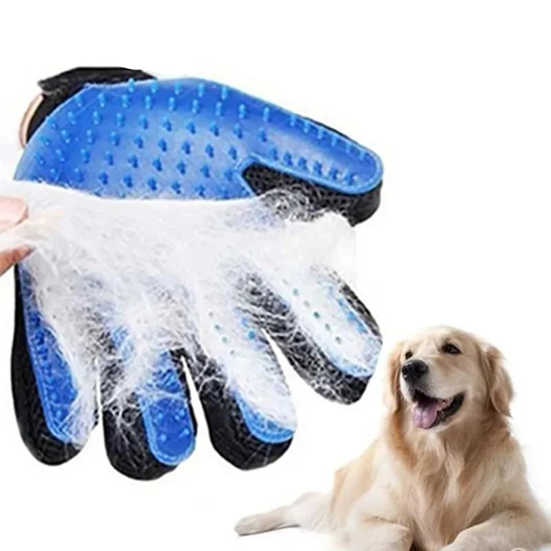 2-sided pet grooming gloves