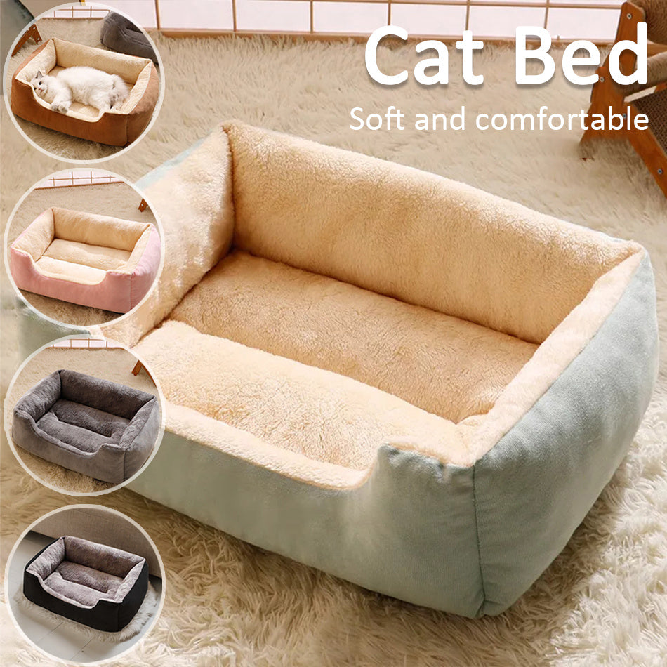 cozy cat bed – warm cushion for kittens & pets | comfortable accessories for pets