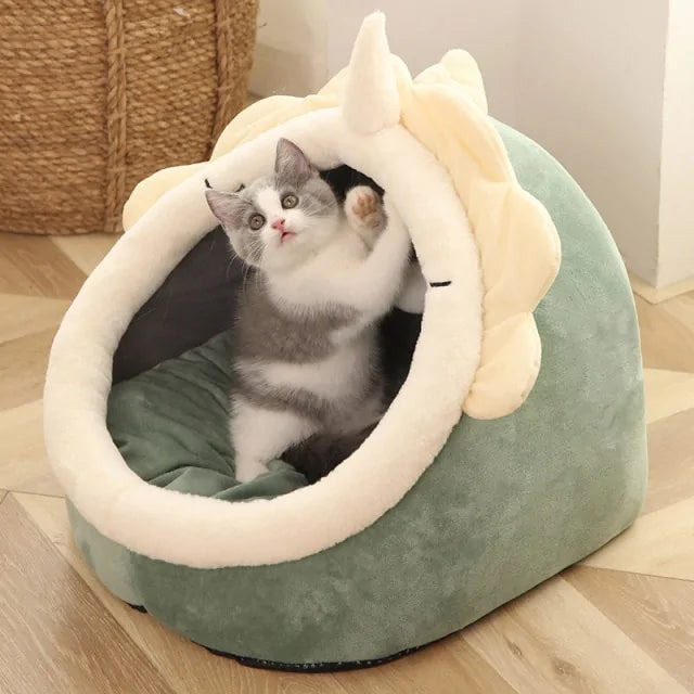 cozy cat sleeping bed