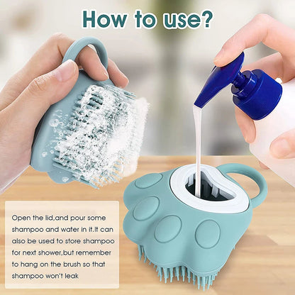 Silicone Pet Bath Brush