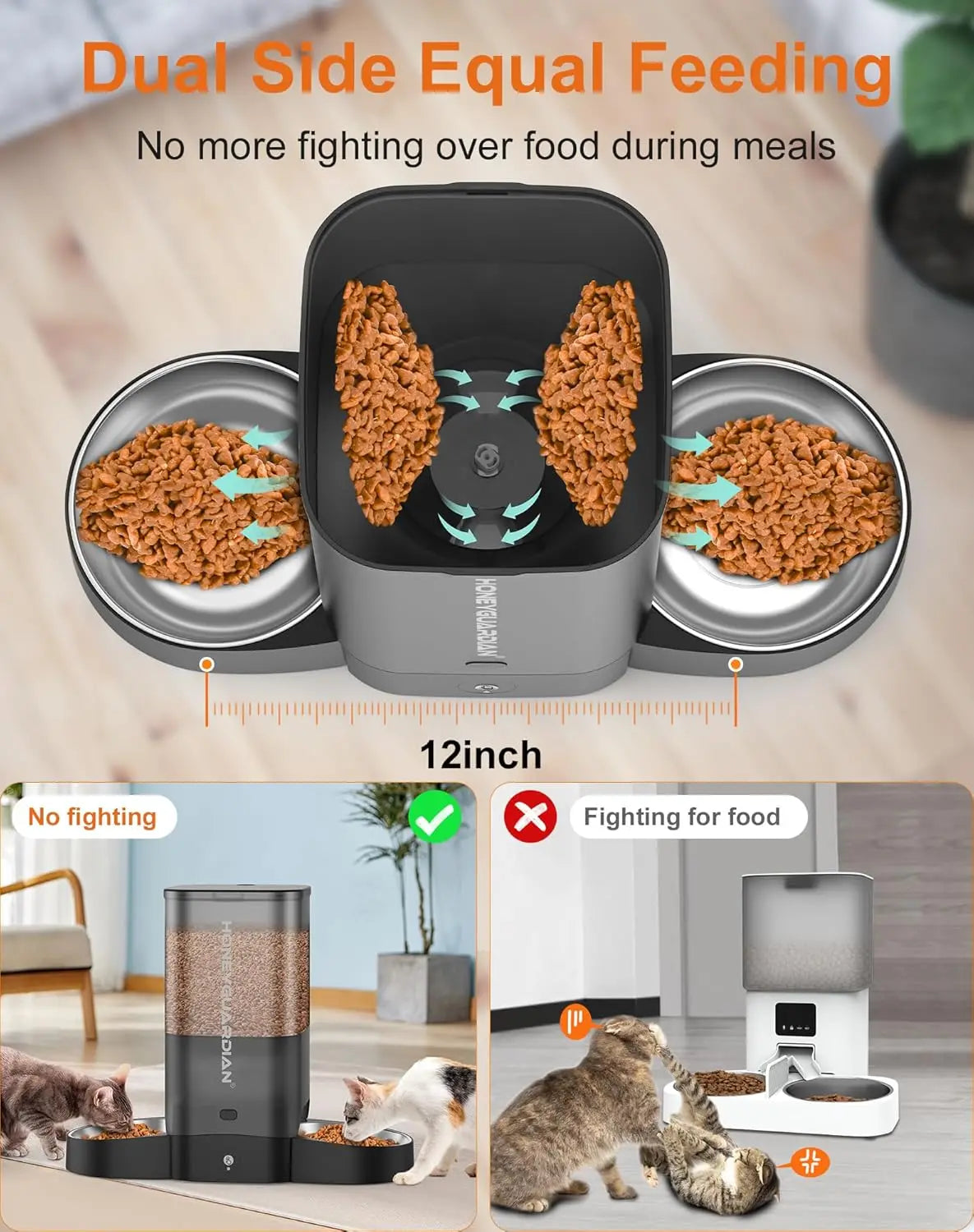 5l automatic wifi cat feeder