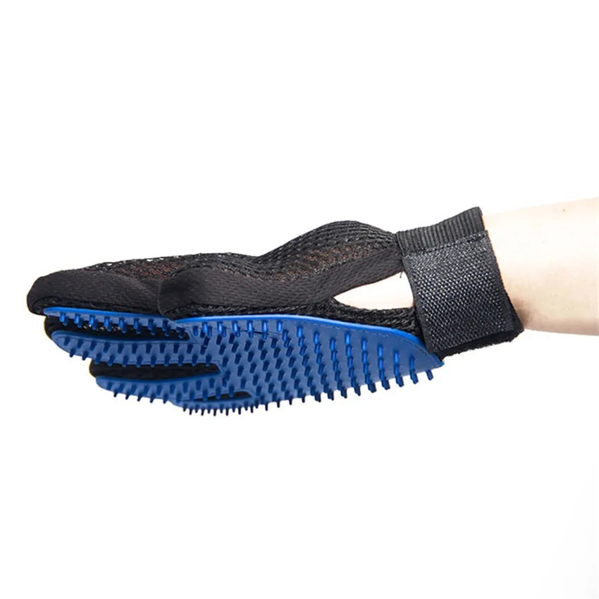 2-sided pet grooming gloves