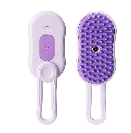 3-in-1 electric pet grooming brush