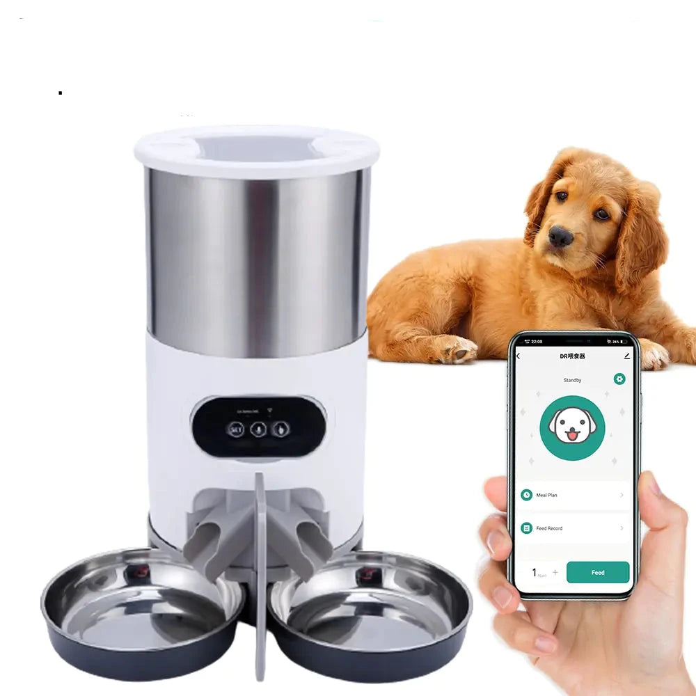 wi-fi smart pet feeder